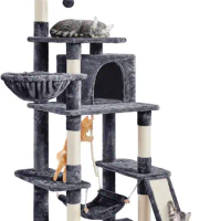 70 inches Cat Tree Cat Tower Condo with Scratching Post for Large Cats