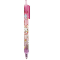 小禮堂 Hello Kitty 果凍感自動鉛筆 HB鉛筆 自動筆 0.5mm (粉 花束)