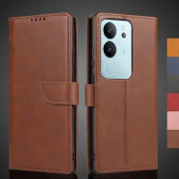 Vivo V29 Case Wallet Flip Cover Leather Case for Vivo V29 Pu Leather Phone Bags protective Holster Fundas Coque