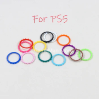 10pcs Replacement for PS5 Plastic Accent Thumbstick Rocker Rings for Playstation 5 Controller Accessories