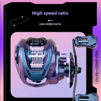 HAUTTON AT Colorful Baitcasting Reel for M/MH Rods All-Round Performance |   Smooth Gear System for 