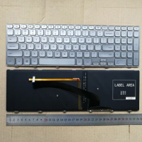 Backlit US new laptop keyboard for DELL INSPIRON 15 7537 7000 P36F 7537 sliver