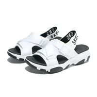 【滿千折百優惠開跑】SKECHERS 涼鞋 DADY ODIBS 白 厚底 鬆緊扣環 增高 女 (布魯克林) 163051WBK