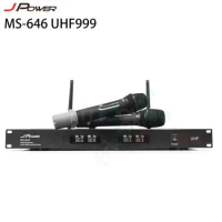 J-POWER 杰強MS-646 UHF999 震天雷 專業無線麥克風 主機+大音頭 2支麥克風