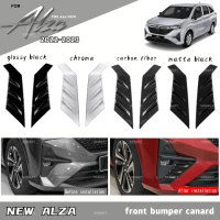 Perodua alza new facelift 2022 car front bumper canard accessories