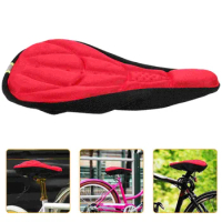 Electric Bike Horse Saddle Pad Bicycles Bike Accessories Bike Seat Cushion Cycle Cover Gel Cushion Cover Bicycle Seat Red