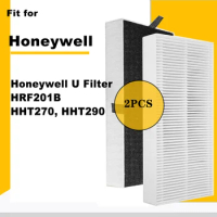 2Pcs True HEPA Filter for Honeywell U Filter HRF201B HHT270 Air Purifier