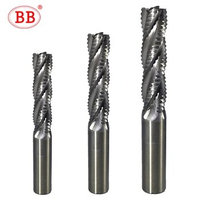 BB Roughing End Mill HSS Cutters 4 Flute 5mm to 45mm Saw Blade Metal Machining Inch &amp; Iso 6mm 8mm 10mm 12mm 16mm
