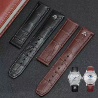 For MAURICE LACROIX Eliros watchband First layer calfskin wrist band 20mm 22mm Black brown cow genuine leather strap