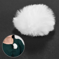 New Clip-on Lavalier Microphone Windscreen Furry Windshield Mic Muff Compatible with Boya M1 and Other Most Lapel Microphones