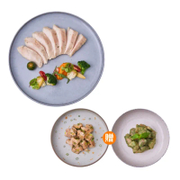 【野人舒食】舒肥雞胸100g全口味16入(100g舒肥雞胸16入加贈舒肥杏鮑菇2入)