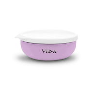 【怡家藥局】VIIDA Souffle抗菌不鏽鋼餐碗 抗菌不鏽鋼餐盤