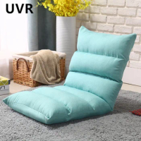 UVR Lazy Sofa Household Tatami Single Foldable Sofa Bed Window Balcony Recliner Living Room Reading Chair Backrest Chair