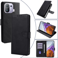 Magnet Buckle Mobile Phone Case for Xiaomi 11T 11X 11 Pro Ultra 11 Lite 5G NE 11i Leather Flip Wallet Case for Mi 11 Card Slots