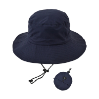 【Hat NIFTYCOLORS】日本晴雨兩用抗UV遮陽帽 漁夫帽(日本進口)