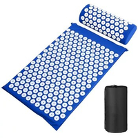 Acupressure Mat Sensi Massage Mat Pillow Set applicator for Neck Foot Yoga Mat with Needle Back Cushion yoga mat