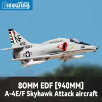 Freewing 80mm EDFJet A-4E/F Skyhawk RC Model aircraft 5CH Remote control reception Adult boy toys