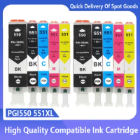 PGI550XL PGI 550 CLI-551 XL Ink Cartridge PGI550 CLI551 For Canon PIXMA IP7250 MG5450 MX925 MG5550 6450 5650 Printer