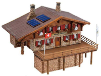 Mini 現貨 Faller 130329 HO規 Moser Chalet 高山小屋