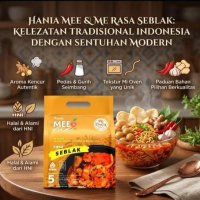 Mee & Me HNI Mie Rasa Seblak - Mie Sehat Oven Praktis Lezat Berkuantitas untuk Makanan Ringan & Food