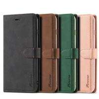 DHL 100PCS RUSSELL Forwenw Magnetic Flip Leather Case For iPhone XS MAX XR X 6 6S Plus 5 SE 7 8 Wallet Card Cover F1 Series