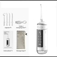 Irrigator ปาก6โหมดแบบพกพาทำความสะอาดฟัน escopic Water Floss Irrigator ทันตกรรม Water Jet IPX7กันน้ำ