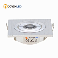 Free Shipping Mini Square 3W AC/DC12V Led Recessed Ceiling Down Light Lamps Led Downlights for Living Room Cabinet Bedroom