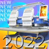 5 Years Quality Warranty ! China TOP HOLiAUMA Double Head Embroidery Machine brother entrepreneur embroidery machine pr1050x