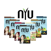 NYU Creme Hair Colour Caramel / Natural Black / Bleaching / Blue Black / Natural Brown / Coppery Bro
