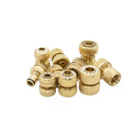 Brass 1/2 5/8 3/4 Inch Hose Quick Connector Nipple Water Stop Coupler Fitting For Garden Hose Car Wash