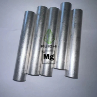 new 5pcs 18mmX100mm High Purity 99.95% magnesium Rods magnesium metals Welding Soldering Magnesium Bar Survival Emergency Tool