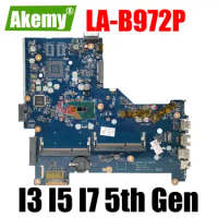 AS056 LA-B972P For HP Pavilion 15-R 250 G3 Laptop Motherboard With I3 I5 I7 5th Gen CPU 801859-501 802299-001 100% tested ok
