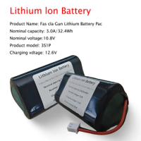 10.8V 3000mAh 3S1P Lithium Battery for Rechargeable Fascial gun