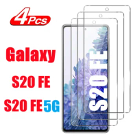 2/4Pcs Shatterproof Tempered Glass For Samsung Galaxy S20FE 5G Screen Protector Glass Film
