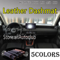 PU Leather Dashmat Suede Dashboard Cover Pad Dash Mat Carpet Car Styling Auto Accessories For Honda HR-V VEZEL HRV 2023 2024