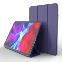 Silicone Cover for iPad Case Pro 12 9 2021 2020 2018 PU Leather Protective Shell for iPad Pro 11 Case 2020 Transparent Back