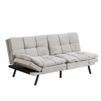 Custom folding bed sofa featuring memory foam fabric multi-function