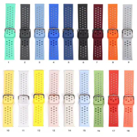 200pcs For Gear S3 Frontier band for Samsung Galaxy watch 46mm 42mm strap 22mm 20mm Silicone watchband Bracelet Huawei watch GT