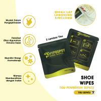 Hypospot Wipes Shoe - Tissue Magic Pembersih Sepatu Tisu Pembersih Sepatu Teruji Aman & Fleksibel 2 