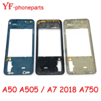 Best Quality Middle Frame For Samsung Galaxy A50 A505 / A7 2018 A750 Middle Frame Housing Bezel Repair Parts