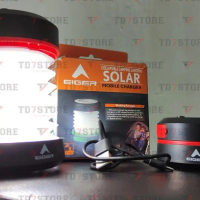 Lampu Tenda Eiger Soluna Lantern Charge Lampu Camping - Original