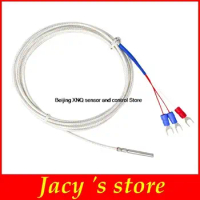 Stainless steel three wire waterproof pt100 pt1000 temperature sensor probe thermal resistance transmitter thermocouple