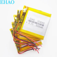 5 PCS 3.7V 500mAh Lithium Polymer LiPo Rechargeable Battery For Mp3 GPS DVD Vedio Game Camera Smart Watch Speaker 304040
