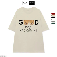 Áo Thun Nữ, Áo Phông Unisex By PEABOO Mã TN Good Things Chất Cotton Thoáng Mát Form Rộng Tay Lỡ Cho 
