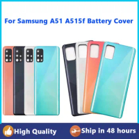 For Samsung Galaxy A51 A515F Back Battery Cover Door Rear Housing Case Replacement Parts For Samsung A515F Battery Cover
