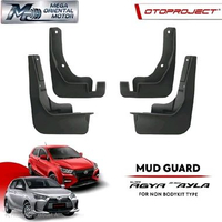 Otoproject - Mudguard Karpet Lumpur All New Agya 2023-2025 Non Bodykit Hitam Plastik Include Baut un