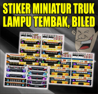 stiker lampu biled truk livery truk Truk oleng Lampu tembak by sipalui