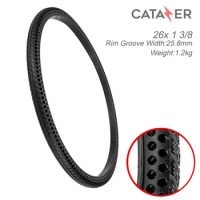26*1 3/8 Bicycle Solid Tire Honeycomb Tire Non Inflation MTB Solid Fixed Gear 26 Inch Cycling Tubeless Tyre