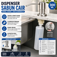 Dispenser Sabun Tanam Kitchen Sink Botol Sabun Cair Washtafel Tempat Sabun Cuci Piring Pompa Sabun B
