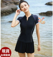 來福，G433斯特二件式短袖短裙游泳衣泳裝M-3L正品，980元